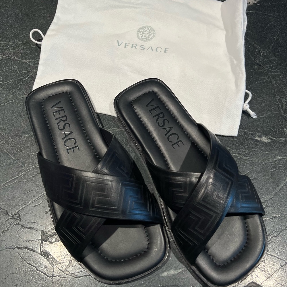 Versace Leather Sandals
